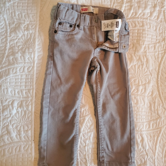 Levi's toddler grey jeans 2T 511 slime - Picture 2 of 3